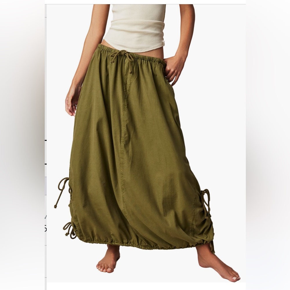 Free People Perfect Picture Parachute Maxi Skirt